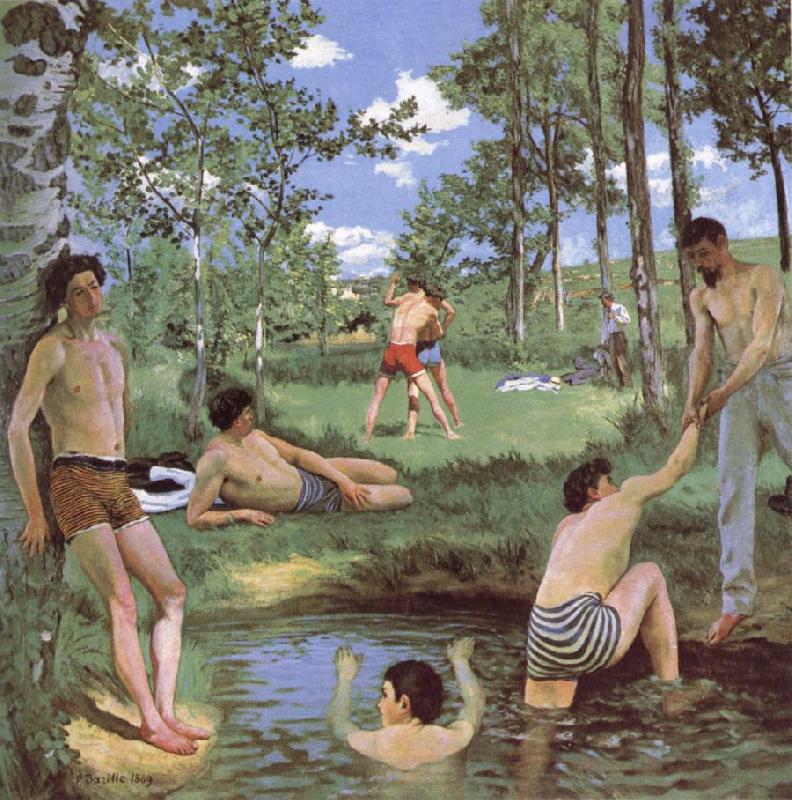 Bazille, Frdric Bathers Germany oil painting art